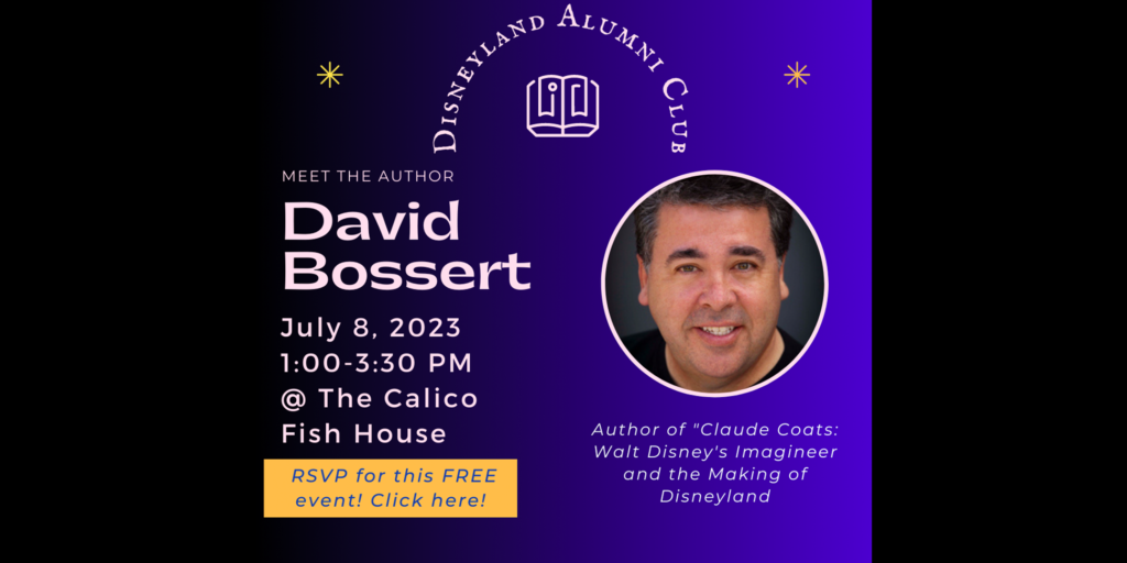 Dallas Bossert Meet the Author! | Disney Alumni Club - The official club of Disneyland ...